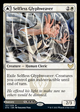 Selfless Glyphweaver // Deadly Vanity [Strixhaven: School of Mages] | Devastation Store