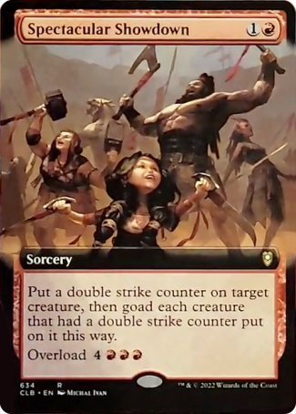 Spectacular Showdown (Extended Art) [Commander Legends: Battle for Baldur's Gate] | Devastation Store