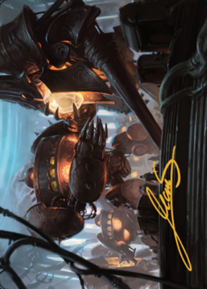 Autonomous Assembler Art Card (Gold-Stamped Signature) [The Brothers' War Art Series] | Devastation Store