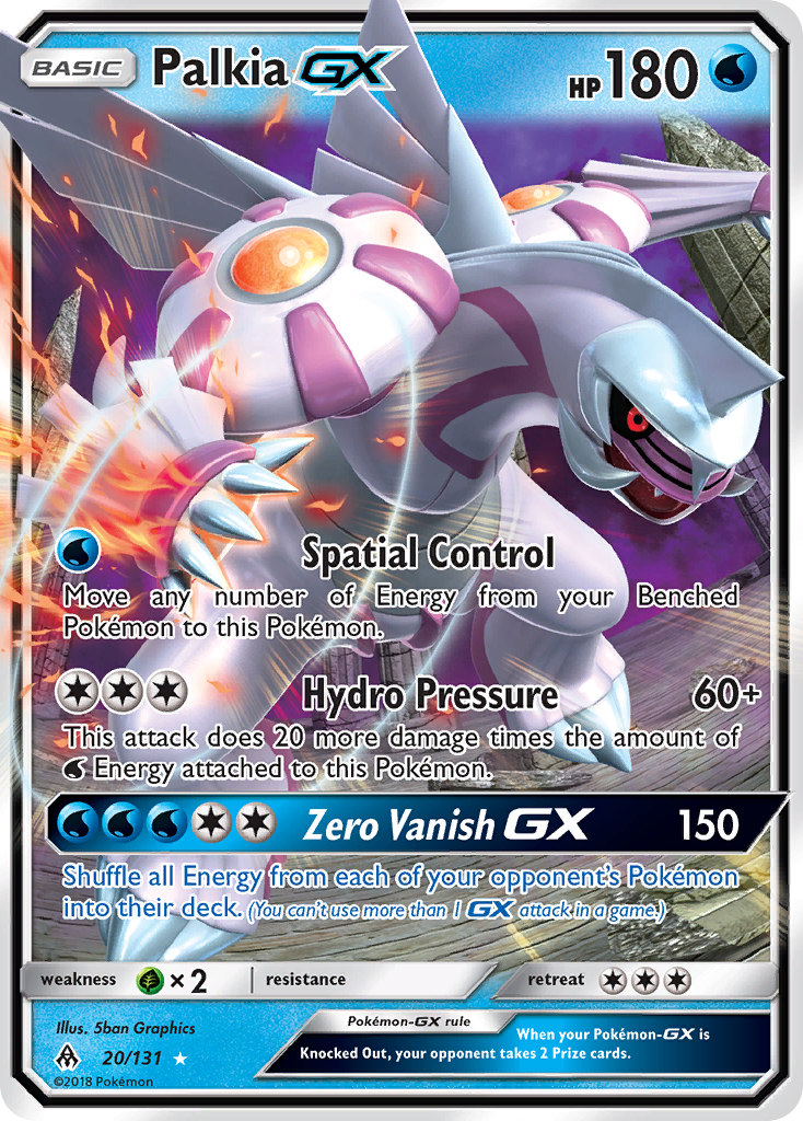 Palkia GX (20/131) [Sun & Moon: Forbidden Light] | Devastation Store