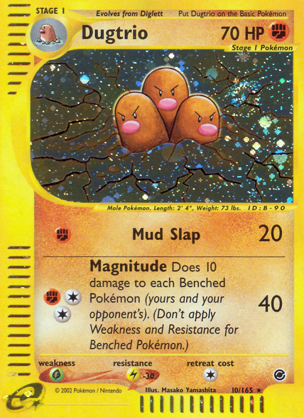 Dugtrio (10/165) [Expedition: Base Set] | Devastation Store