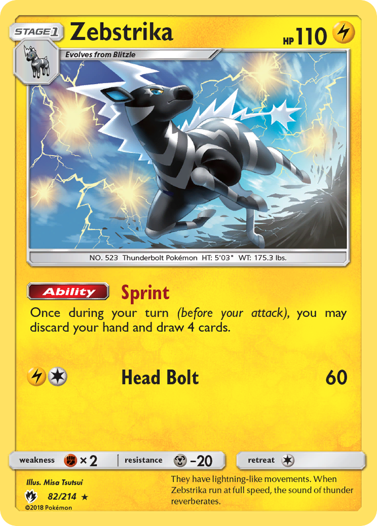 Zebstrika (82/214) [Sun & Moon: Lost Thunder] | Devastation Store
