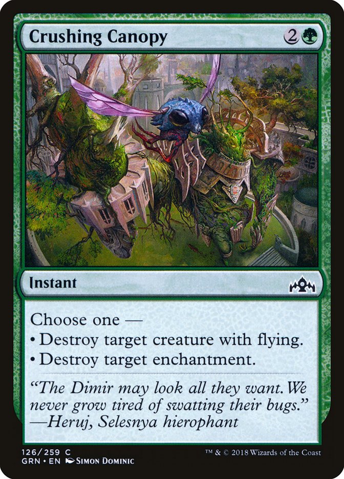 Crushing Canopy [Guilds of Ravnica] | Devastation Store