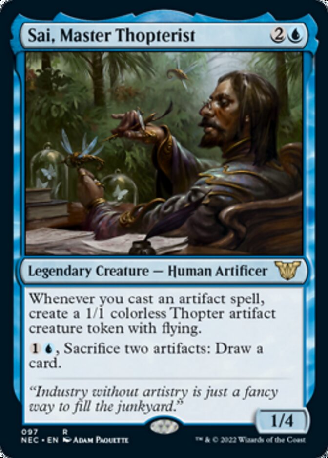 Sai, Master Thopterist [Kamigawa: Neon Dynasty Commander] | Devastation Store