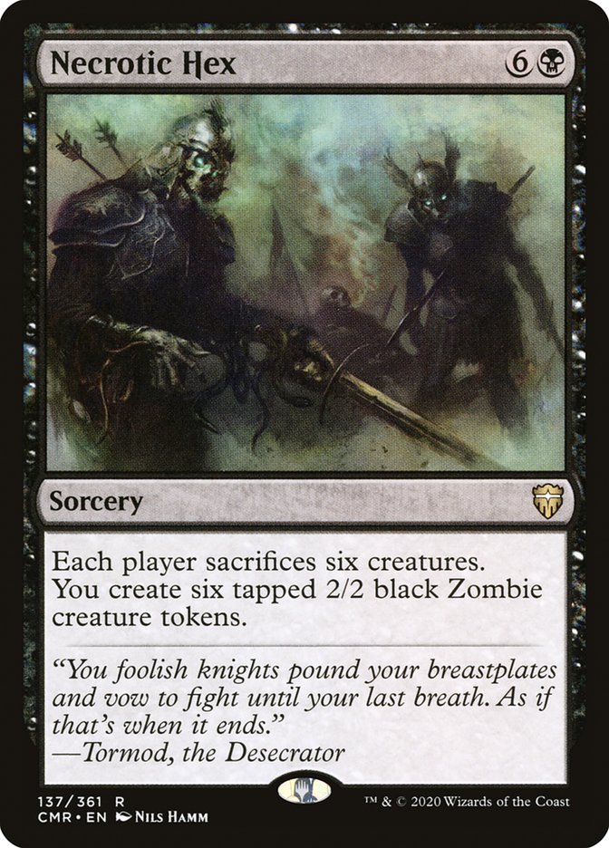 Necrotic Hex [Commander Legends] | Devastation Store