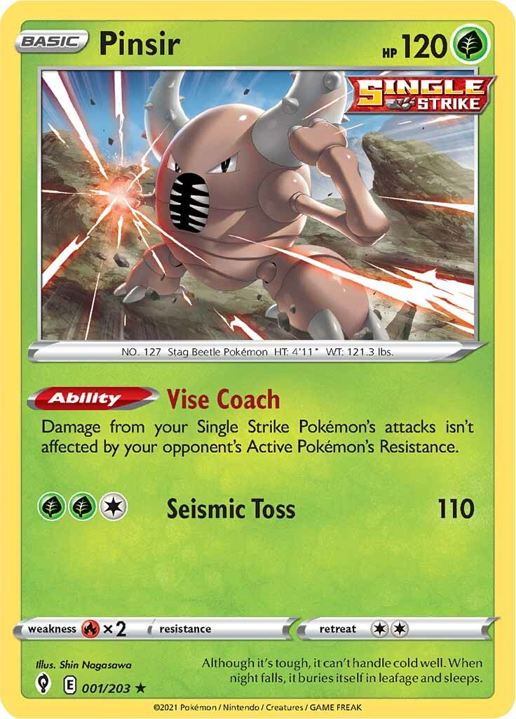Pinsir (001/203) [Sword & Shield: Evolving Skies] | Devastation Store