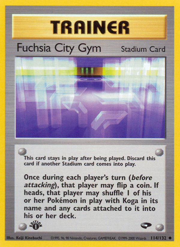 Fuchsia City Gym (114/132) [Gym Challenge 1st Edition] | Devastation Store