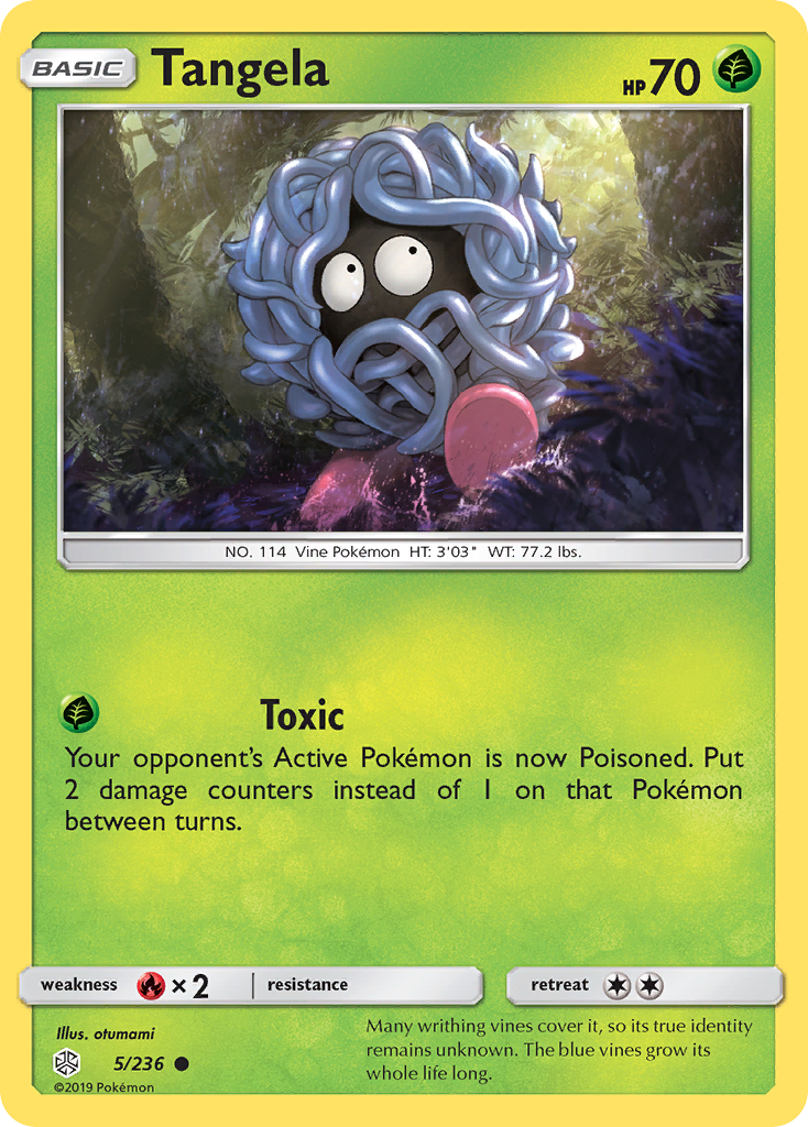Tangela (5/236) [Sun & Moon: Cosmic Eclipse] | Devastation Store