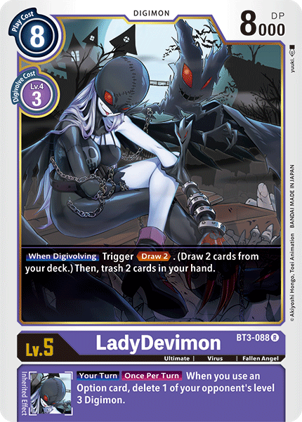 LadyDevimon [BT3-088] [Release Special Booster Ver.1.5] | Devastation Store