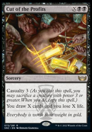 Cut of the Profits (Promo Pack) [Streets of New Capenna Promos] | Devastation Store