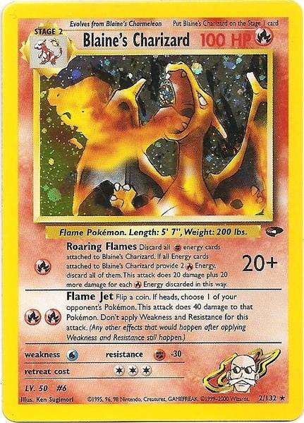 Blaine's Charizard (2/132) [Gym Challenge Unlimited] | Devastation Store