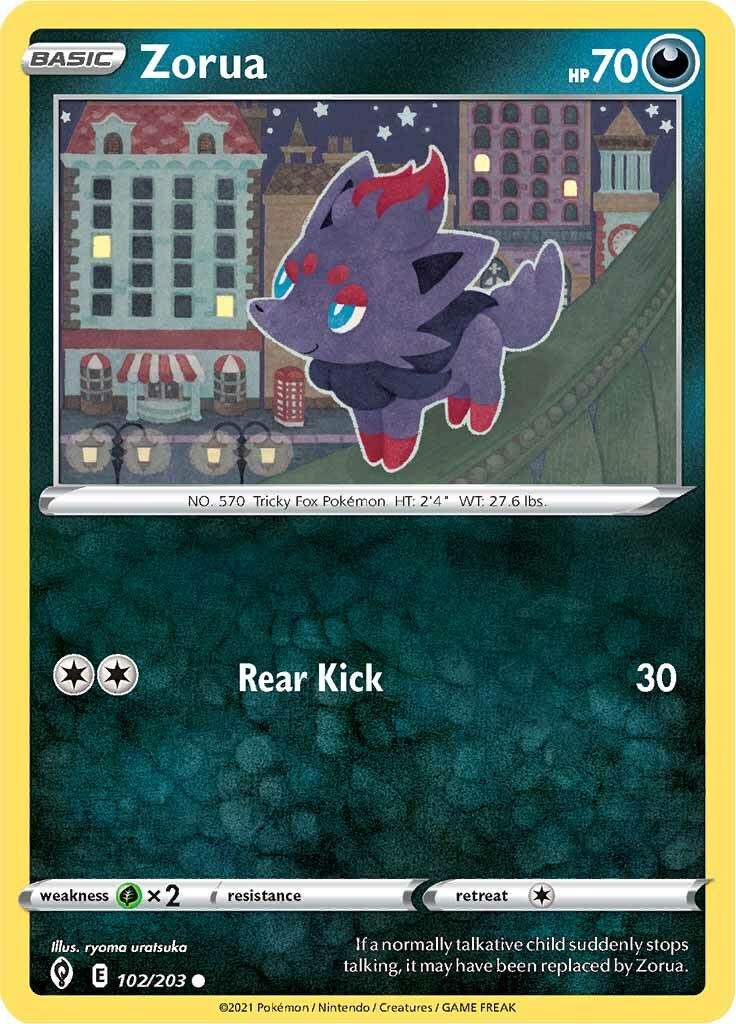 Zorua (102/203) [Sword & Shield: Evolving Skies] | Devastation Store