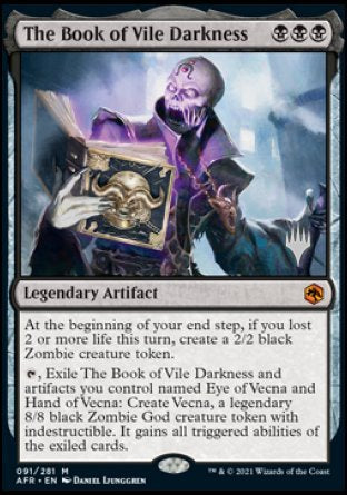 The Book of Vile Darkness (Promo Pack) [Dungeons & Dragons: Adventures in the Forgotten Realms Promos] | Devastation Store