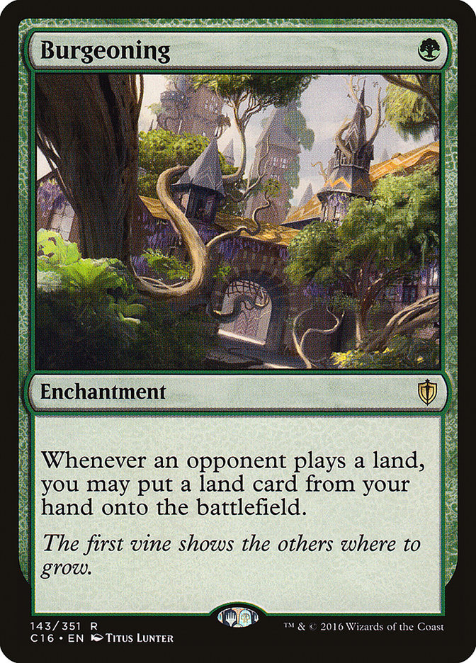 Burgeoning [Commander 2016] - Devastation Store | Devastation Store
