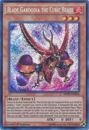 Blade Garoodia the Cubic Beast [MVP1-ENS34] Secret Rare | Devastation Store