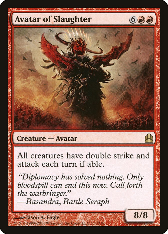 Avatar of Slaughter [Commander 2011] | Devastation Store