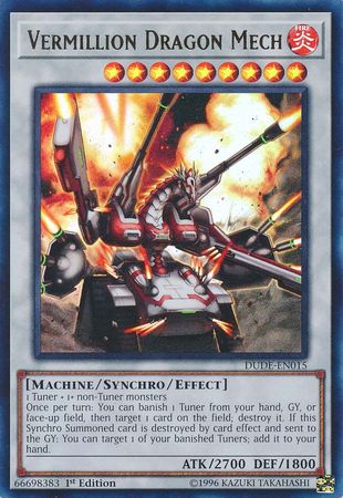 Vermillion Dragon Mech [DUDE-EN015] Ultra Rare | Devastation Store