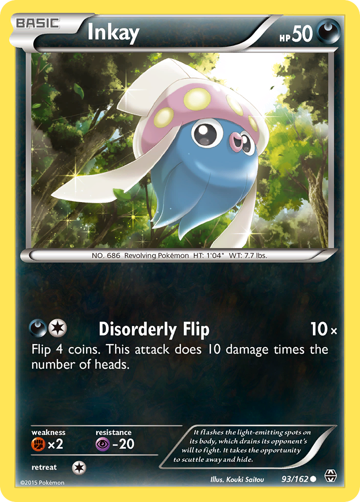 Inkay (93/162) [XY: BREAKthrough] | Devastation Store