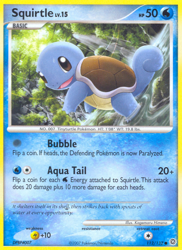 Squirtle (112/132) [Diamond & Pearl: Secret Wonders] | Devastation Store