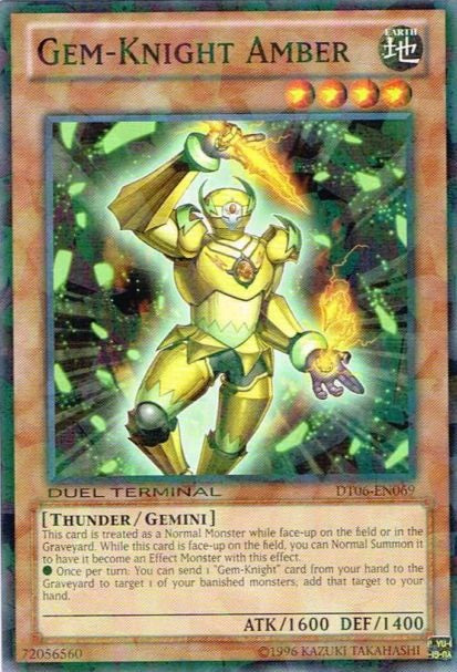 Gem-Knight Amber [DT06-EN069] Common | Devastation Store