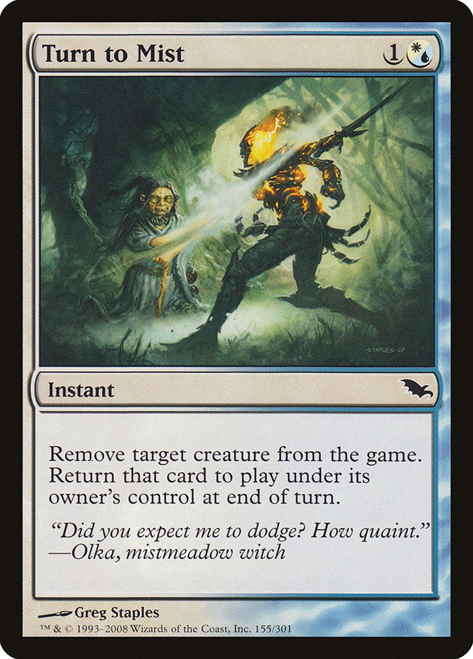 Turn to Mist [Shadowmoor] - Devastation Store | Devastation Store