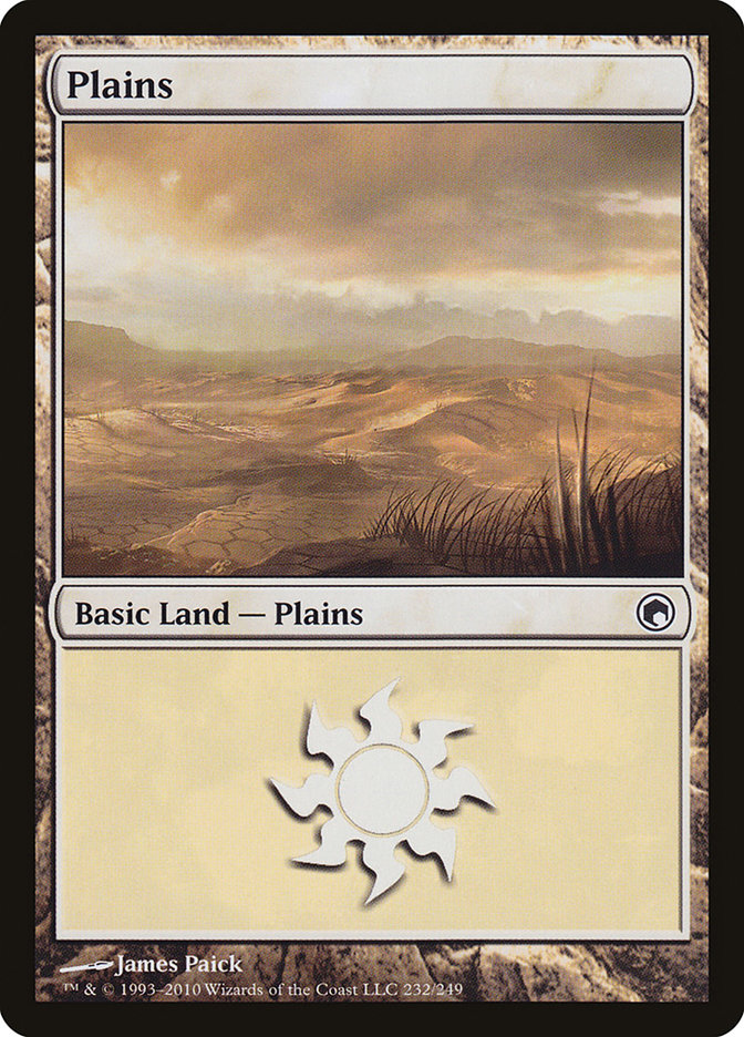 Plains (232) [Scars of Mirrodin] - Devastation Store | Devastation Store