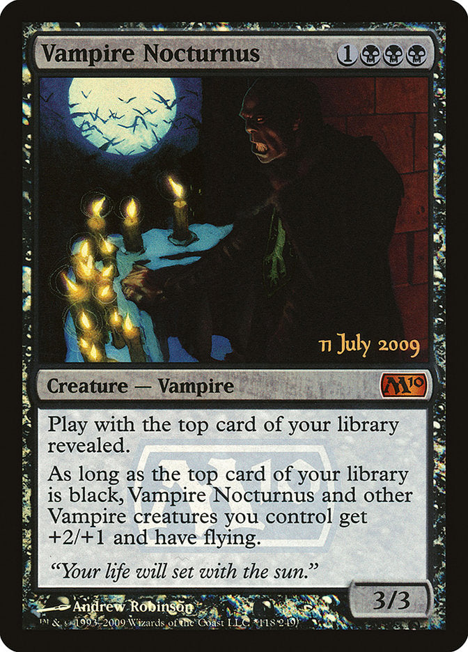 Vampire Nocturnus  [Magic 2010 Prerelease Promos] - Devastation Store | Devastation Store