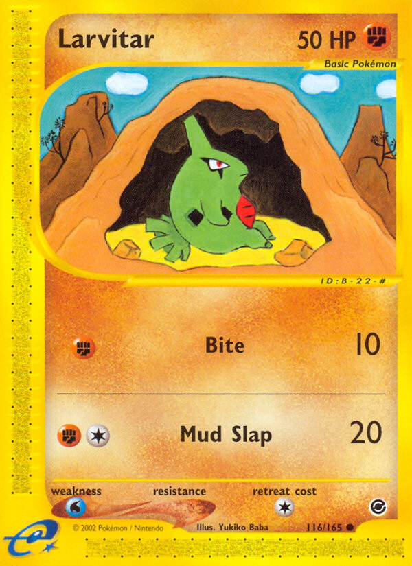 Larvitar (116/165) [Expedition: Base Set] | Devastation Store