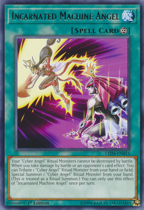 Incarnated Machine Angel [LED4-EN015] Rare | Devastation Store