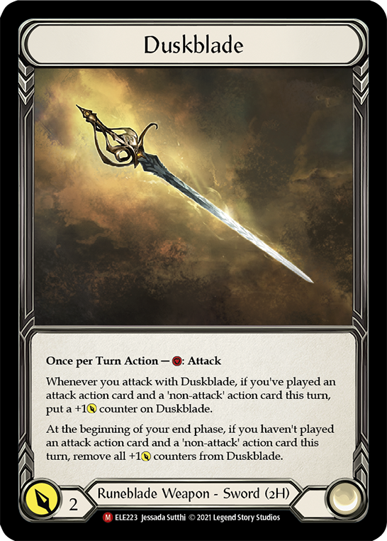 Duskblade [ELE223] (Tales of Aria)  1st Edition Cold Foil | Devastation Store