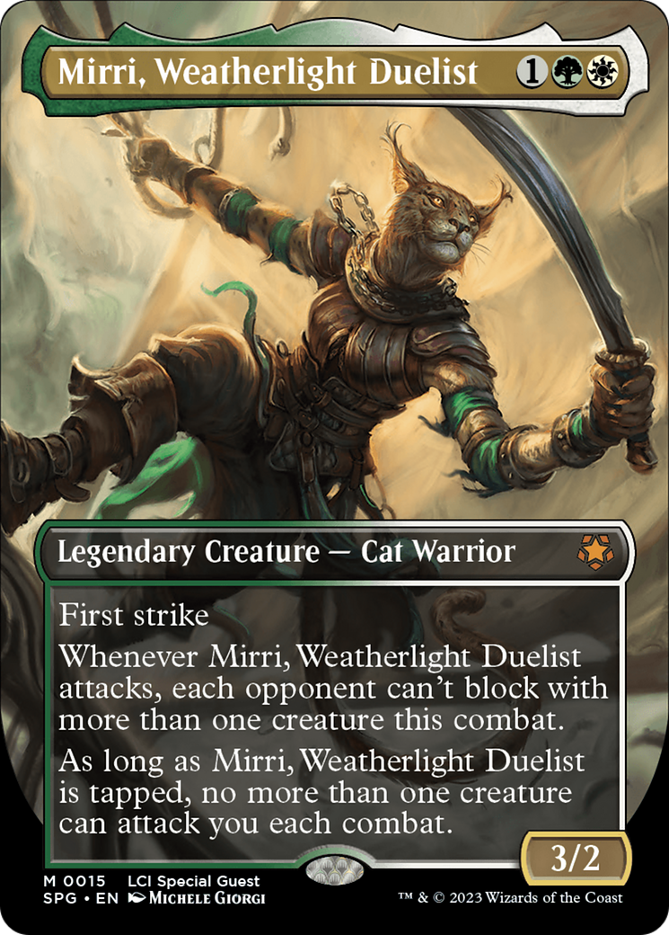 Mirri, Weatherlight Duelist (Borderless) [The Lost Caverns of Ixalan Special Guests] | Devastation Store