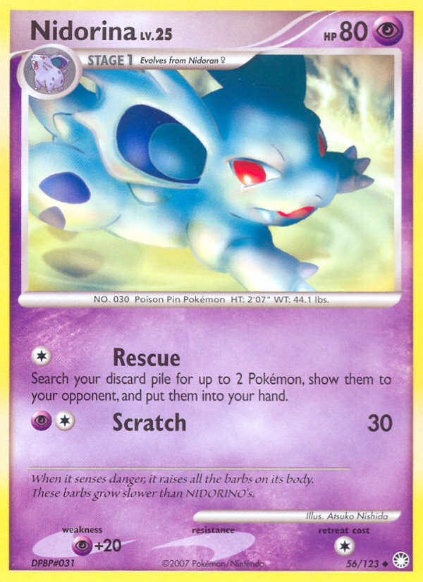Nidorina (56/123) [Diamond & Pearl: Mysterious Treasures] | Devastation Store