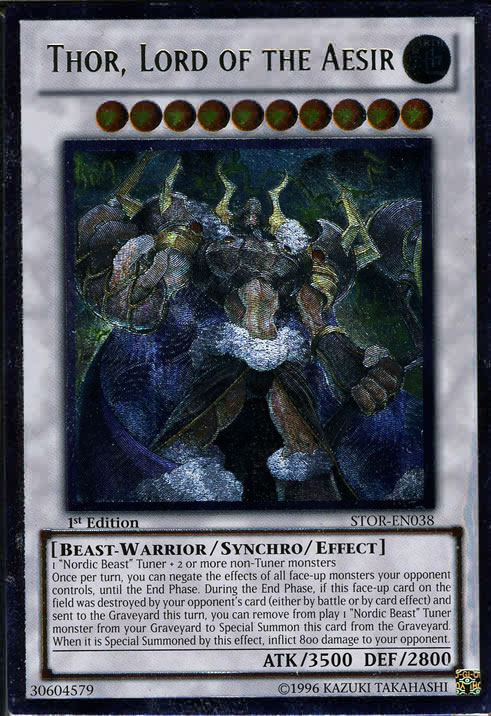 Thor, Lord of the Aesir [STOR-EN038] Ultimate Rare | Devastation Store