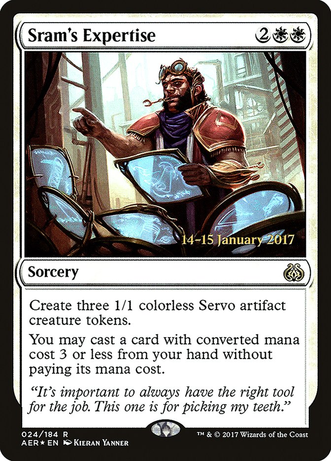 Sram's Expertise  [Aether Revolt Prerelease Promos] - Devastation Store | Devastation Store