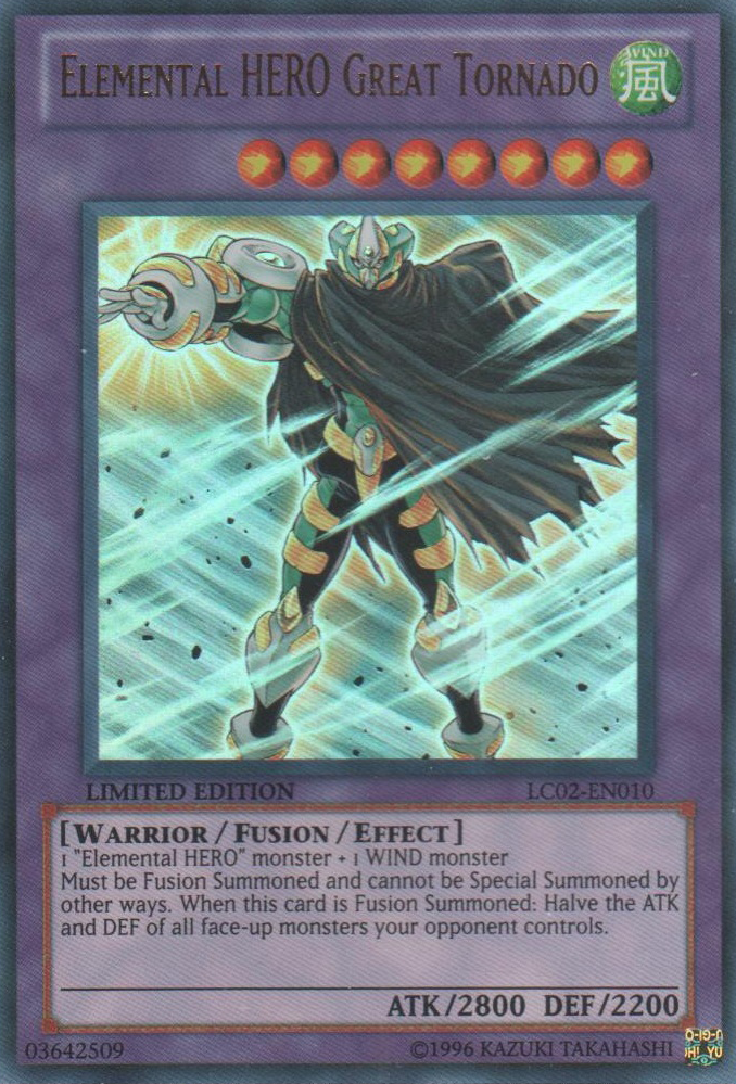 Elemental HERO Great Tornado [LC02-EN010] Ultra Rare | Devastation Store