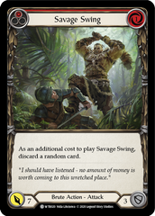Savage Swing (Red) [WTR020] Unlimited Edition Rainbow Foil - Devastation Store | Devastation Store