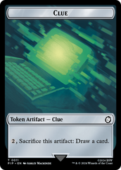 Alien // Clue Double-Sided Token [Fallout Tokens] | Devastation Store