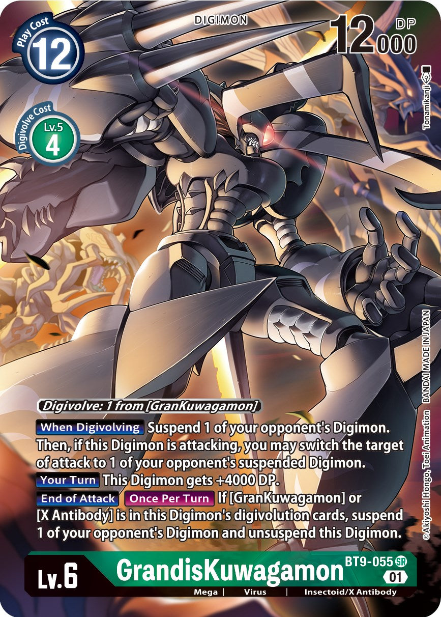 GrandisKuwagamon [BT9-055] (Alternate Art) [X Record] | Devastation Store
