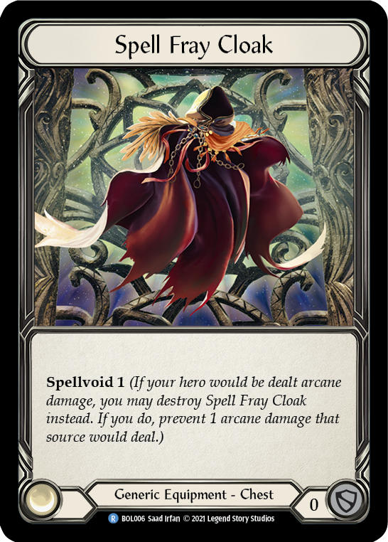 Spell Fray Cloak [BOL006] (Monarch Boltyn Blitz Deck) | Devastation Store