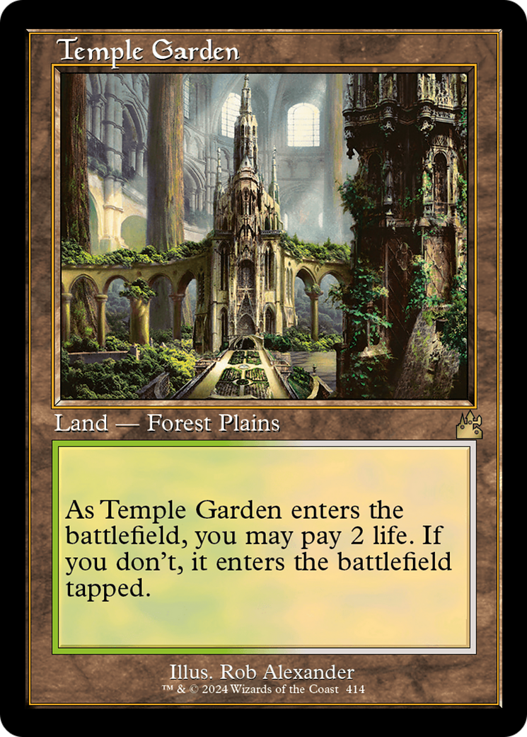 Temple Garden (Retro) [Ravnica Remastered] | Devastation Store