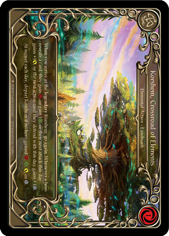 Korshem, Crossroad of Elements [ELE000] (Tales of Aria)  1st Edition Cold Foil | Devastation Store