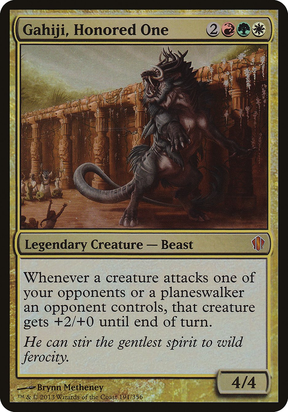 Gahiji, Honored One (Oversized) [Commander 2013 Oversized] | Devastation Store