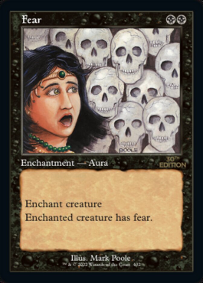 Fear (Retro) [30th Anniversary Edition] | Devastation Store