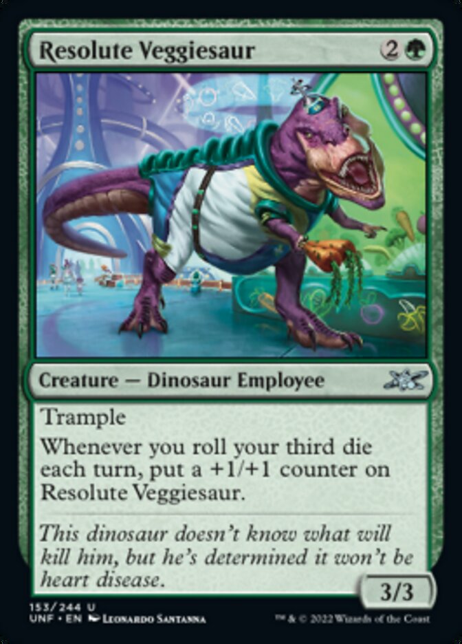 Resolute Veggiesaur [Unfinity] | Devastation Store