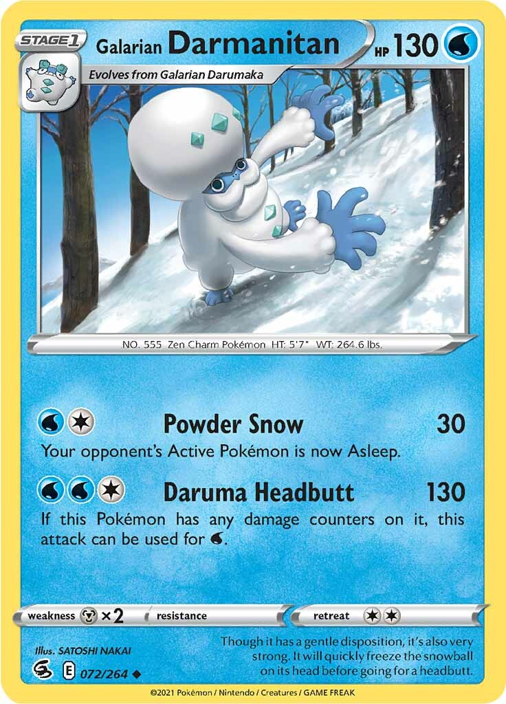 Galarian Darmanitan (072/264) [Sword & Shield: Fusion Strike] | Devastation Store