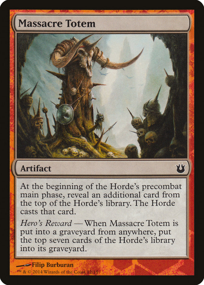 Massacre Totem [Born of the Gods Battle the Horde] | Devastation Store
