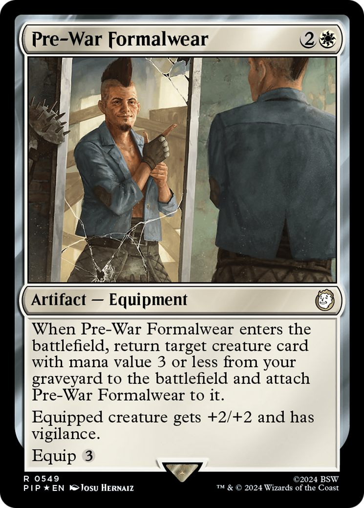 Pre-War Formalwear (Surge Foil) [Fallout] | Devastation Store