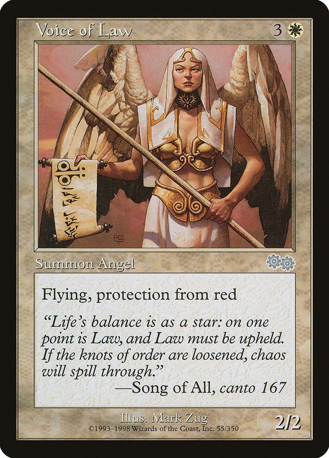 Voice of Law [Urza's Saga] | Devastation Store