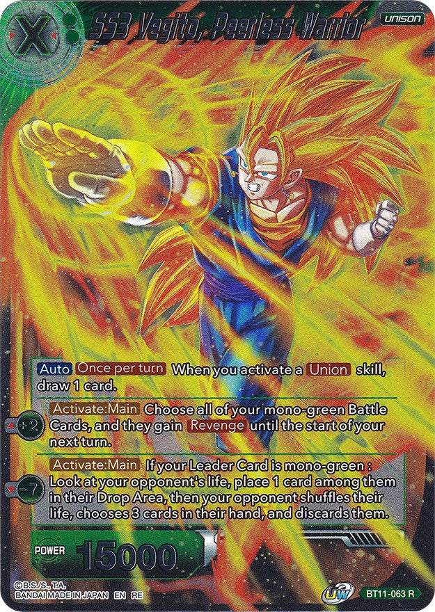 SS3 Vegito, Peerless Warrior (BT11-063) [Ultimate Deck 2022] | Devastation Store