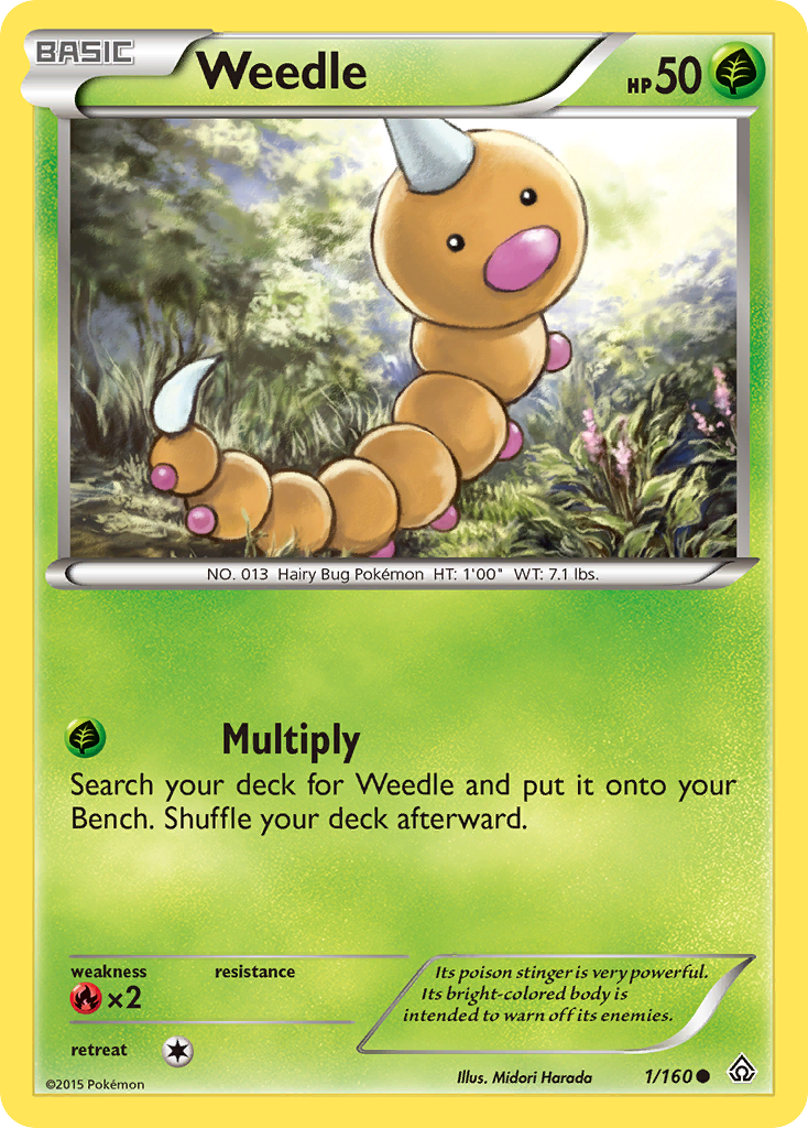 Weedle (1/160) [XY: Primal Clash] | Devastation Store